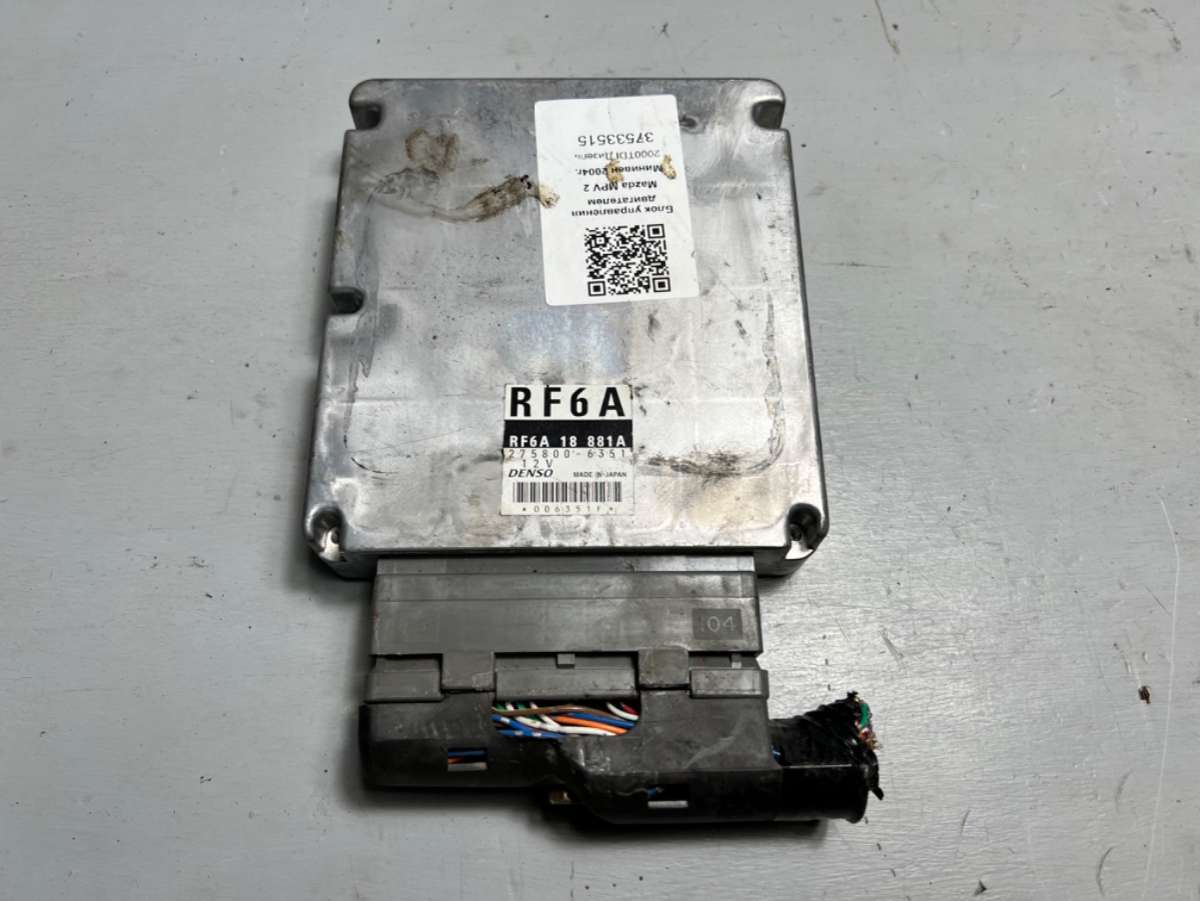 Блок управления двигателем DENSO, RF6A18881A, 275800-6351 | Артикул ...