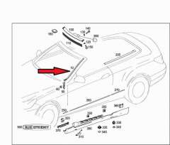 A2076901392 Лобовое стекло к Mercedes E W207 Арт 27674654 - Фото 2